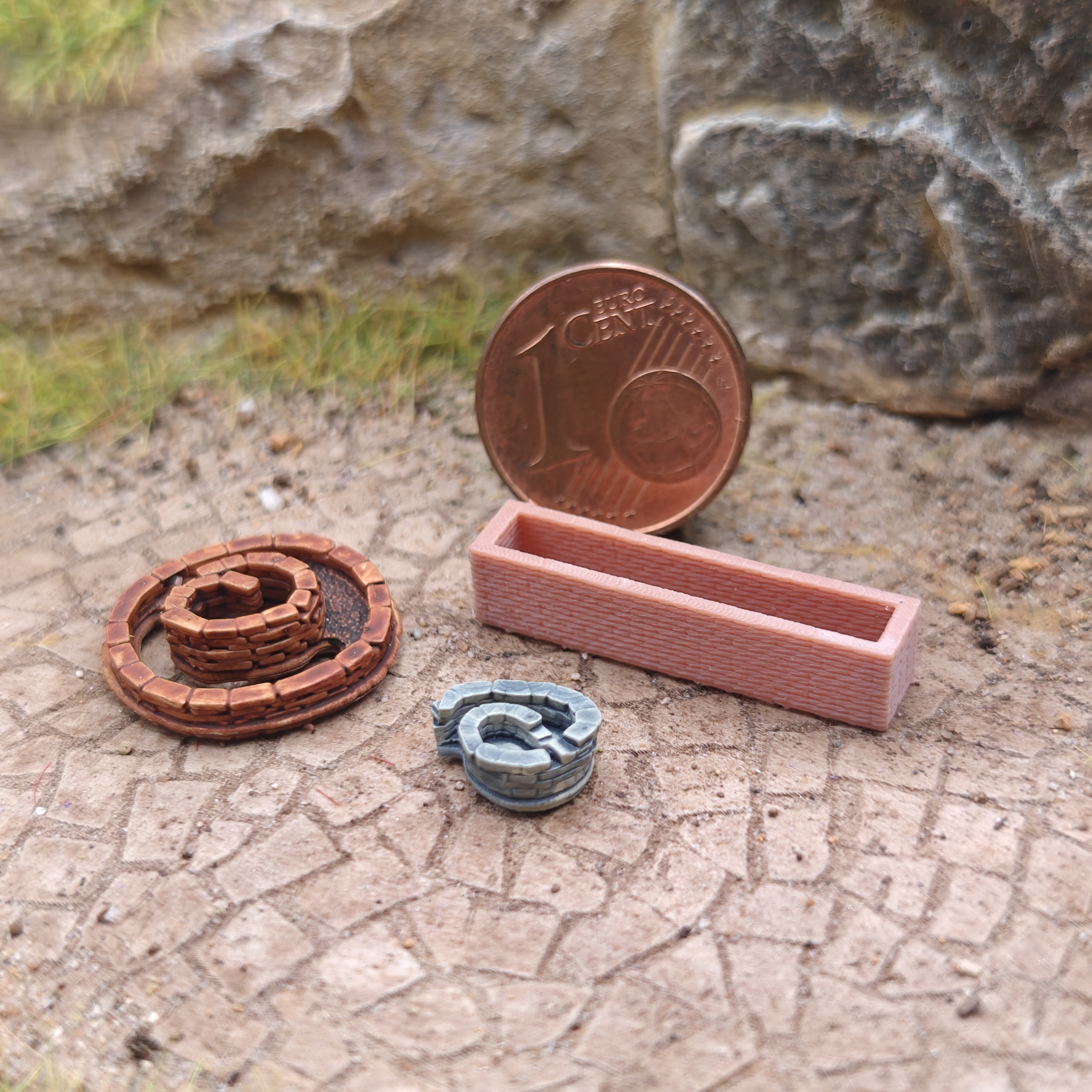 Hochbeet und Kräuterspiralen N