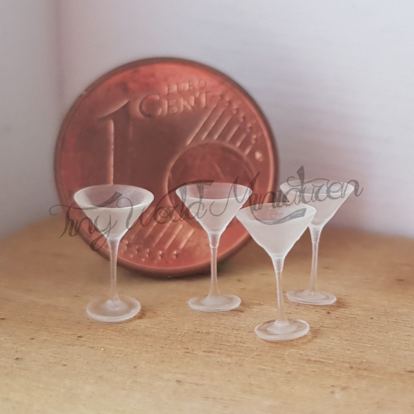 4 Cocktailgläser Gartenbahn