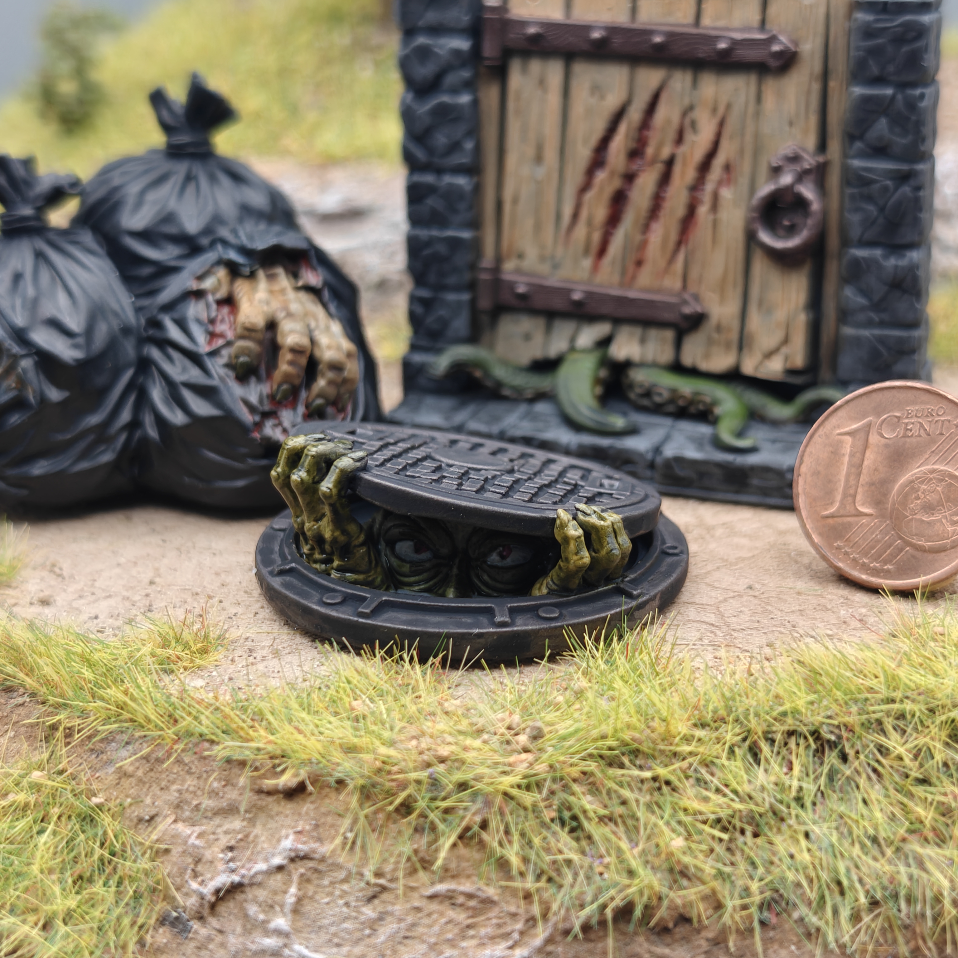 Halloween Grusel-Set Gartenbahn